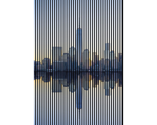 Panou riflaj acustic imprimat digital New York 1 19x1693x2400 mm