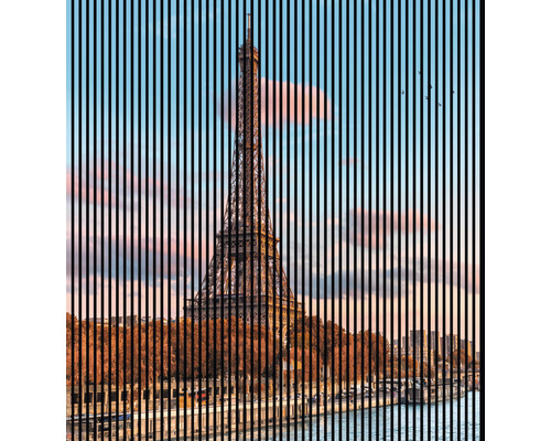 Panou riflaj acustic imprimat digital Turn Eiffel 1 19x2253x2400 mm