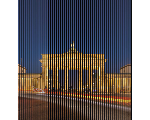 Panou riflaj acustic imprimat digital Berlin 1 19x2253x2400 mm