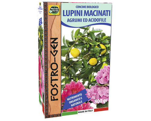 Îngrășământ Mondo Verde lupin măcinat 800 g Fostro-Gen Făină de lupin Citrice și plante acidofile Pachet de 800 de grame