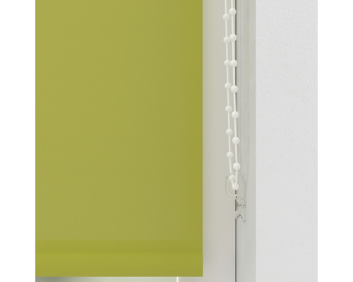 Rulou verde pentru fereastră, cu lanț pentru reglarea luminii