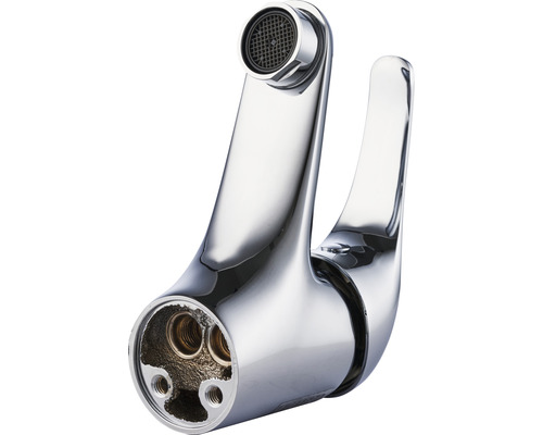 Prim-plan cu o baterie pentru lavoar