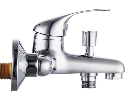 Baterie de perete pentru baie cu manetă