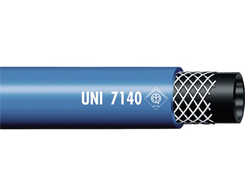 Furtun de apă albastru UNI 7140 cu împletitură de sârmă