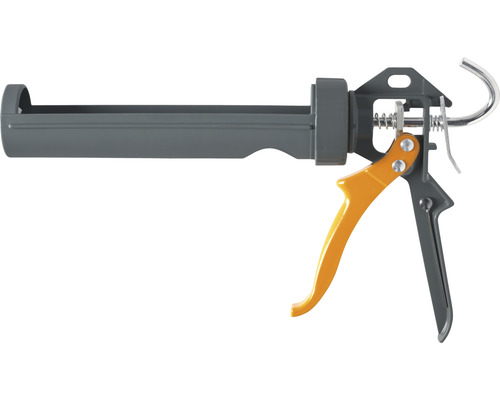 Pistol pentru silicon PRECIT plastic semideschis cu mâner portocaliu