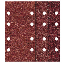 Set foi abrazive Wolfcraft 93x185 mm, granulații 40, 80 și 120, 10 bucăți