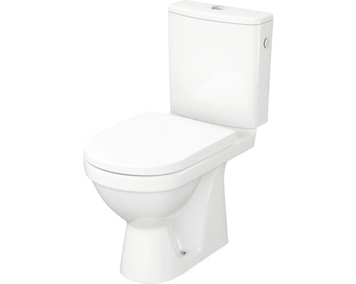 Set WC Cersanit Onix, incl. rezervor & capac WC, evacuare orizontală