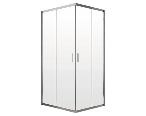 Cabină de duș rectangulară Radaway Alienta 80x80x190 cm, sticlă securizată transparentă, profil crom