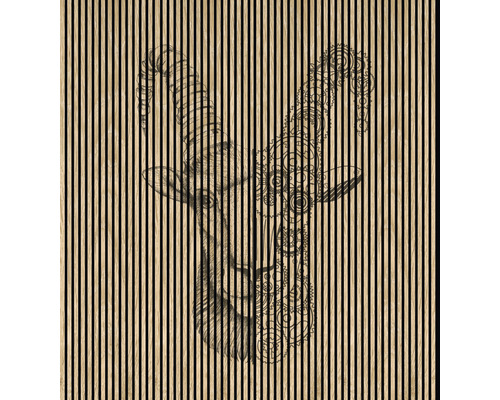 Panou riflaj acustic imprimat digital Ibex 1 19x2253x2400 mm