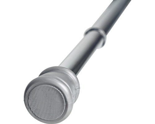 Bară perdeluță telescopică 23/26 mm crom 125-220 cm Bară telescopică metalică cu capăt