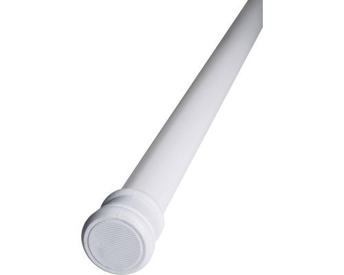 Bară perdeluță telescopică 23/26 mm albă 125-220 cm Bară extensibilă pentru perdea de duș
