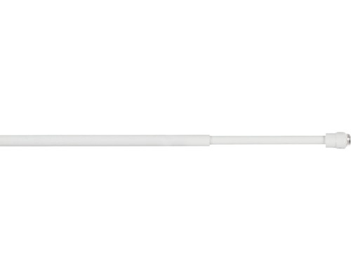 Bară perdea cilindrică press albă 60-90 cm-0