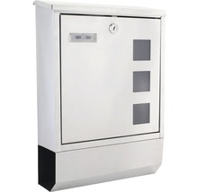 Cutie poștală din oțel inoxidabil cu ferestre de vizualizare