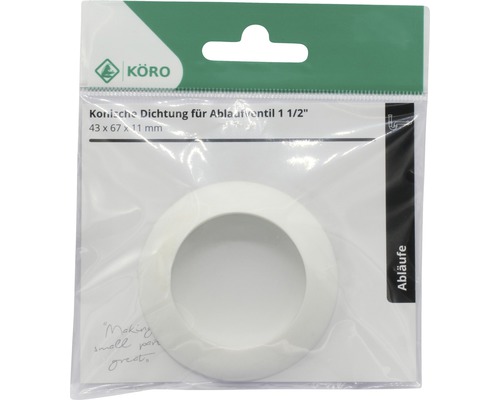 Etanșare conică pentru supapă de scurgere, dimensiune 1 1/2 inch