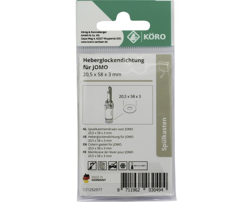 Körö Clopot sifon pentru Jomo 20,5 x 58 x 3 milimetri