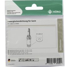 Membrană rezervor WC pentru Sanit, 31 x 62 x 2 milimetri