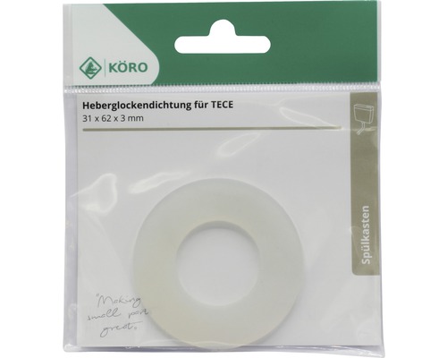 KÖRO Garnitură clopot de ridicare pentru TECE 31 x 62 x 3 milimetri în pachet
