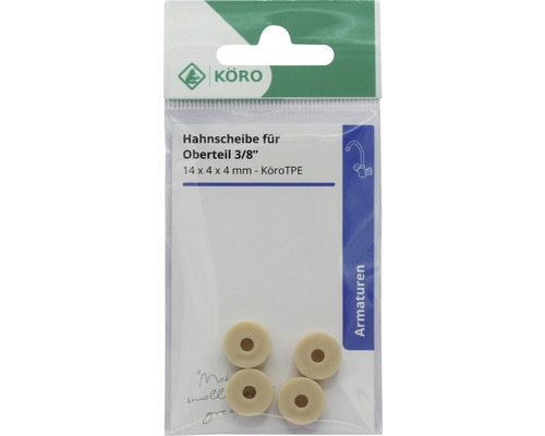 Șaibe robinet Köro pentru partea superioară trei optimi de inch într-un ambalaj