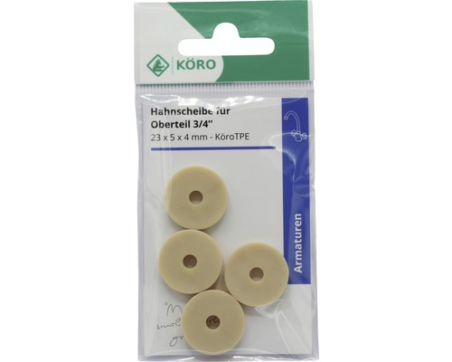 Șaibe robinet pentru partea superioară, 3/4 inch, 23x5x4 milimetri, în pachet