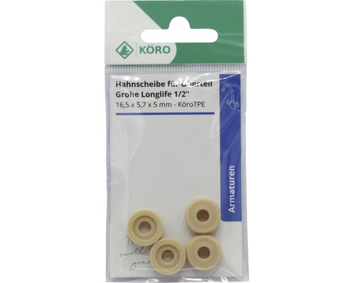 KÖRO șaibă robinet Grohe Longlife 1/2 inch, 16,5 x 5,7 x 5 mm