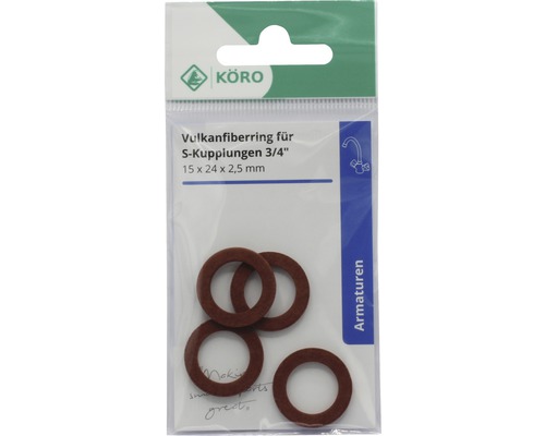 Inele din fibră vulcanizată de 3/4 inch pentru racorduri S în pachet