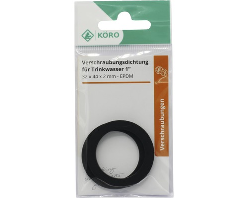 Garnitură fiting KÖRO pentru apă potabilă 1 inch, 32 x 44 x 2 milimetri, EPDM, în ambalaj