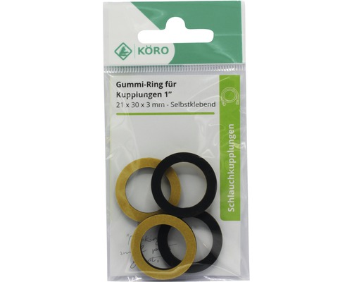 Inele de cauciuc pentru cuplaje, autoadezive, dimensiune 21 x 30 x 3 milimetri