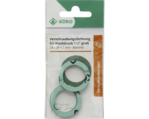 Etanșare racorduri de înaltă presiune 1/2 inch, dimensiune 24 x 34 x 2 mm