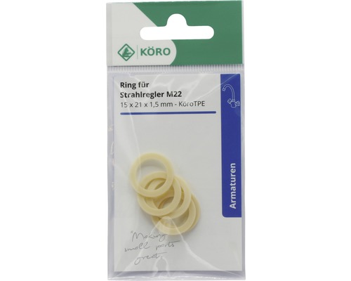 Inele de etanșare pentru regulator de jet M22, 15x21x1,5 mm