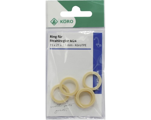 Inel Körö pentru regulator de jet M24, 15x21x2,5 milimetri