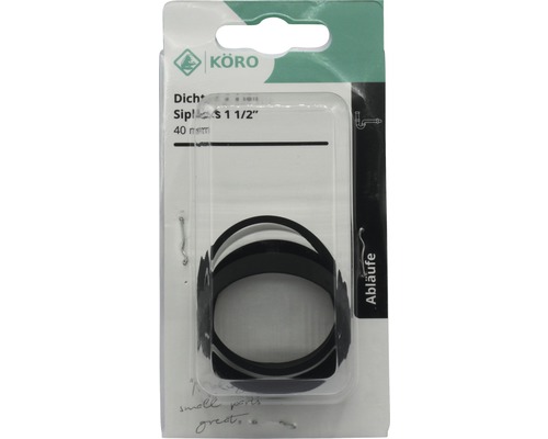 Set de etanșare pentru sifon 1 1/2 inch, 40 milimetri
