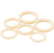 Șase inele de etanșare din plastic