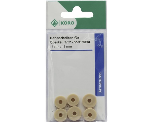 Set discuri robinet 3/8 inch, 13, 14, 15 milimetri