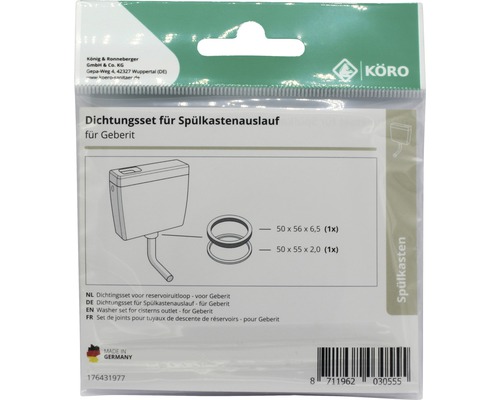 Set de etanșare pentru ieșirea rezervorului de apă pentru Geberit