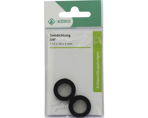 Garnitură sită de 3/4 inch în pachet