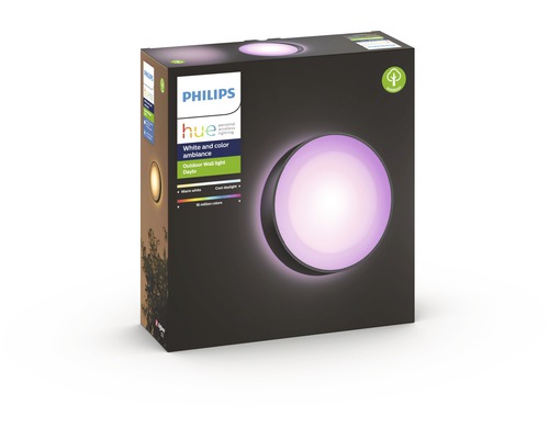 Ambalajul unei lămpi de perete de exterior Philips Hue Daylo