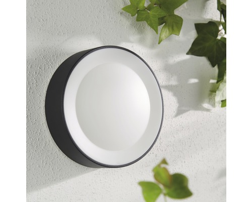 Aplică cu LED integrat Philips Hue Daylo 15W 1050 lumeni, lumină RGBW, pentru exterior IP44, negru