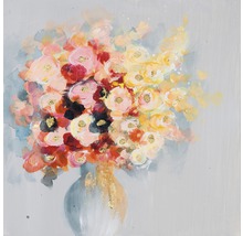Aranjament floral pictat într-o vază