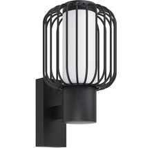 Lumină de perete neagră cu abajur cilindric