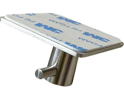 Cârlig de perete metalic simplu cu suprafață adezivă