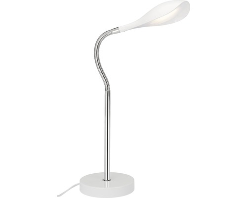 Lampă de birou cu braț flexibil și lumină LED