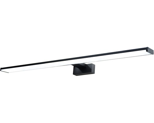 Lampă pentru oglindă cu LED integrat Chicago MAX 15W 1500 lumeni, aluminiu Lumină de perete cu LED negru pentru baie