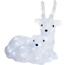 Figurine decorative de reni cu iluminare pentru perioada Crăciunului