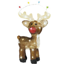 Figurină decorativă ren cu iluminare pentru interior