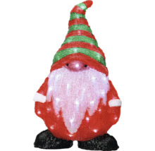 Figurină decorativă spiriduș de Crăciun cu iluminare