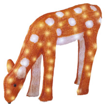 Figurină decorativă cerb cu iluminare pentru exterior