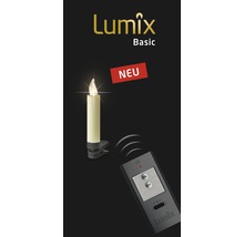 Set 10 lumânări LED pentru brad Crăciun Krinner Lumix Basic Mini alb cald-thumb-1