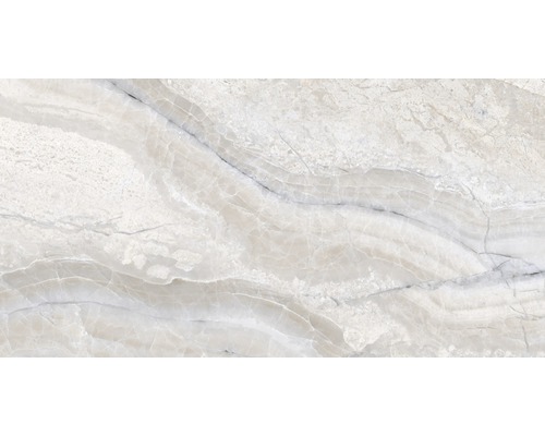 Gresie interior porțelanată rectificată Bolonia White 60x120 cm