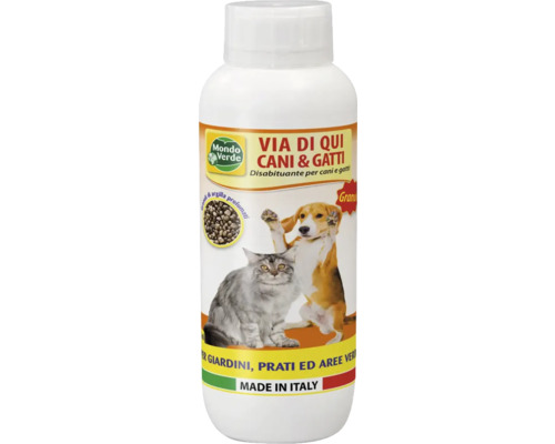 Gel repelent Mondo Verde împotriva câinilor și pisicilor 1 l Mondo Verde Via di Qui Cani & Gatti Repelent pentru câini și pisici