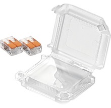 Cutii legături electrice Grothe Happy Joint 45x37x24 mm, cu gel, rezistente la scufundare și raze UV, pachet 2 bucăți, pentru 2x2x4 mm²-thumb-0